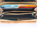 Eco-Friendly Phone Crossbody: Stylish Cork & Organized