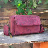 Eco-Friendly Phone Crossbody: Stylish Cork & Organized