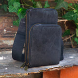 Eco-Friendly Phone Bag: Stylish Cork with Multiple Compartments