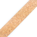 Men's Cork Leather Belt Width 3.3cm Black Metal Buckle L-525