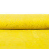 Premium Solid Yellow Pastel Cork Fabric COF-255-A