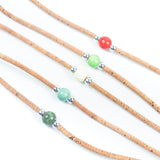 Eco-Friendly Eyewear Security: 5 Pack Cork Eyeglass Lanyards