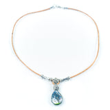Women's Portuguese cork necklace N-100-MIX-4