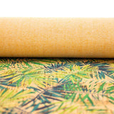 Areca Palm leaf pattern Cork Fabric