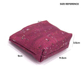 Orange and silver Cork Purses BAG-2050-B