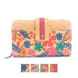 Floral Portuguese Cork Wallet