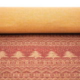 Natural cork Christmas Fabric Collection Red christmas fir tree pattern COF-329 - CORKADIA