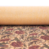 Botanical Floral Bursts- Vegan Fabric-Cof-308-A Cork Fabric