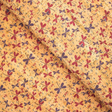 cork fabrics with dragonfly pattern