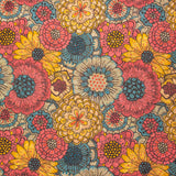 Chrysanthemums On Cork Fabric Cof-395
