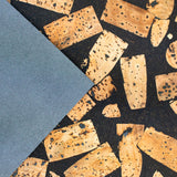 Cork Fabric Blended With Coffee Beans - Natural Material Cof-364-B Cork Fabric