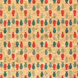 Cute Pop Fish Print Cork Fabric- Cof-201 Cork Fabric
