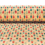Cute Pop Fish Print Cork Fabric- Cof-201 Cork Fabric