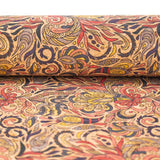 Plant pattern wholesale cork fabric