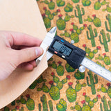 Desert Cactus Patterns Cork Fabric Cof-254 Cork Fabric