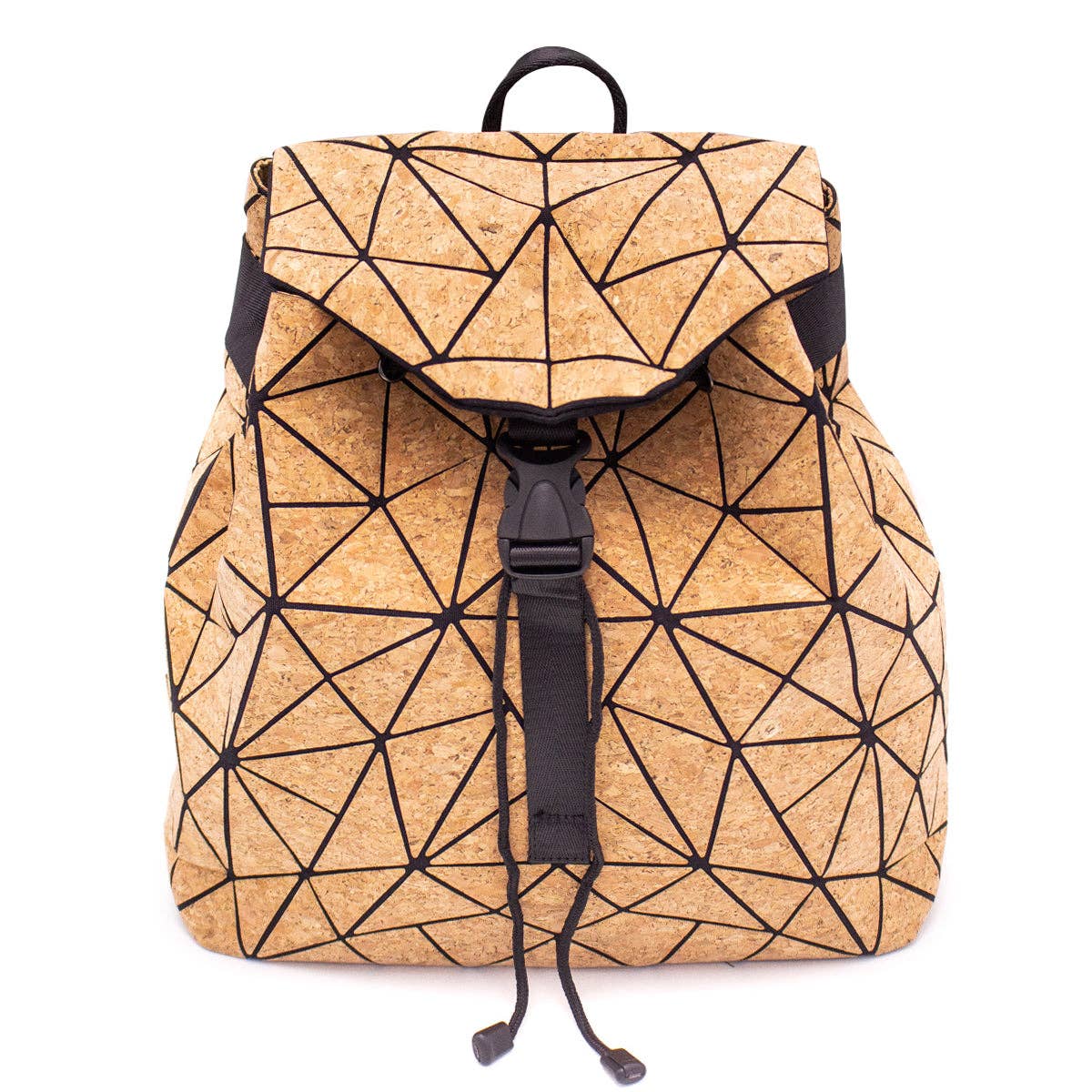 Cork Backpack | Geometric Design – CORKADIA display picture 1