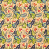 Exotic Leaves Cork Fabric Cof-301-A Cork Fabric