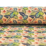 Exotic Leaves Cork Fabric Cof-301-A Cork Fabric