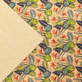 Exotic Leaves Cork Fabric Cof-301-A Cork Fabric