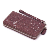 Brown cork wallet