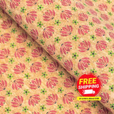 Flip Lotus Cork Fabric- Cof-408-A Cork Fabric