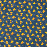 Lemon Print Natural Cork Fabric Cof-178 Cork Fabric