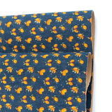Lemon Print Natural Cork Fabric Cof-178 Cork Fabric