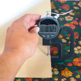 Natural Cork Fabric With Flower Print On Black Background Cof-474 Cork Fabric