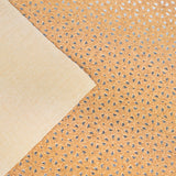 Natural Cork Fabric With Laser Cutout Effect And Silver Backing Cof-466 Cork Fabric
