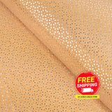 Natural Cork Fabric With Laser Cutout Effect And Silver Backing Cof-466 Cork Fabric