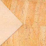 Premium 0.6Mm Thick Solid Natural Cork Fabric Cof-520 Cork Fabric