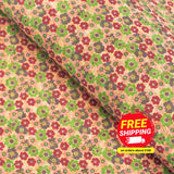 Quirky Florals Cork Fabric- Cof-403-A Cork Fabric
