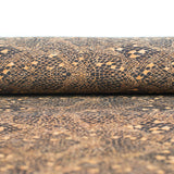 Serpent Skin Pattern Printed Cork Fabric Material Cof-312-A Cork Fabric