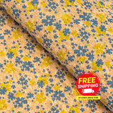 Sprinkled Florals Cork Fabric- Cof-417-New Cork Fabric