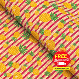 Striped Pina Cork Fabric Cof-239-A Cork Fabric