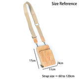 Eco-Friendly Phone Bag: Stylish Cork with Multiple Compartments