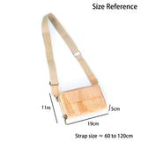 Eco-Friendly Phone Crossbody: Stylish Cork & Organized