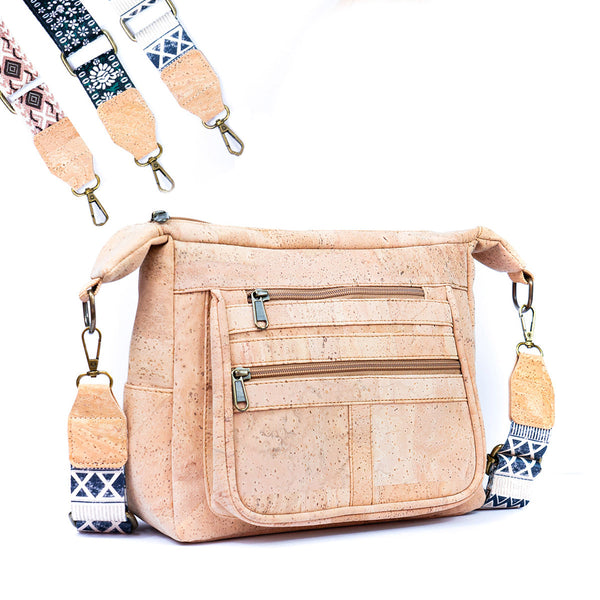 Sustainable Style: Natural Cork Crossbody Bag