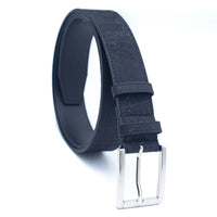 Black Cork Leather Belt