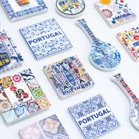 Portugal Souvenir Fridge Magnets - 3D Design, 5-Piece Set