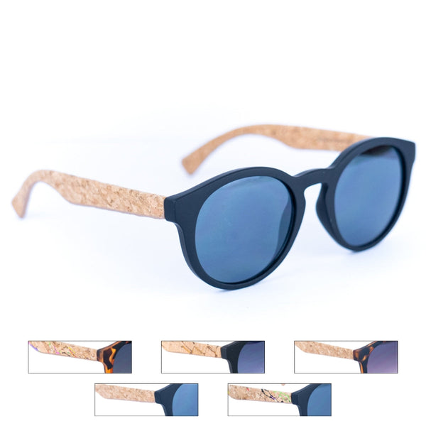 Women's Cork Sunglasses with UV Protection Lenses(Including case) L-1098