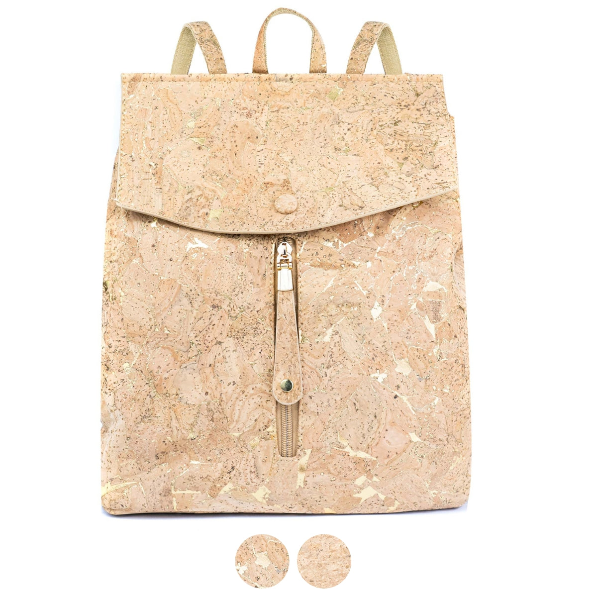cork leather backpacks Backpack — Vegan & Eco-Friendly friendly choice for both men and women Cork Leather Lightweight Backpack, Sustainable