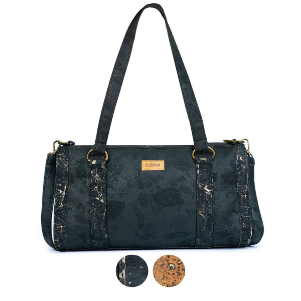 Cork Barrel Shoulder Bag - Eco Vegan Chic Portugal | Corkadia