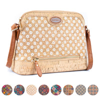 Women's Printed Cork Crossbody Bag BAGD-586