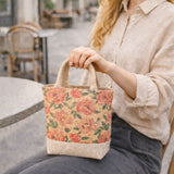 Small Cork Tote Handbag with Zipper BAG-2380