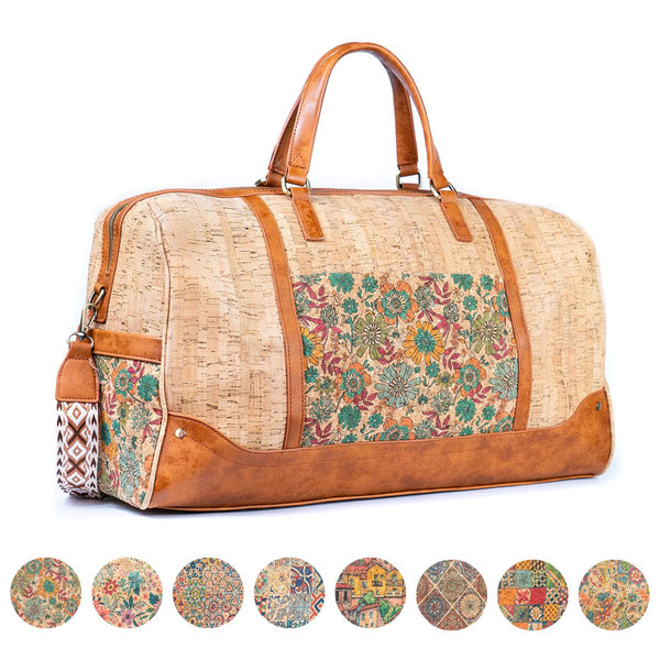 Urban Explorer: Cork Duffel Bag with Print