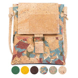 Cork Crossbody Bag - Vegan Fold-Over Messenger Bag BAGP-346