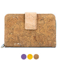 Medium-Sized Women’s Cork Wallet – RFID Protected