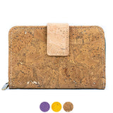 Medium-Sized Women’s Cork Wallet – RFID Protected