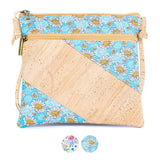 Diagonal Patch Cork Crossbody Bag BAGP-324